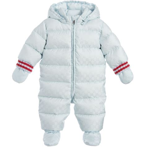 baby doll gucci outfit|gucci baby snowsuit.